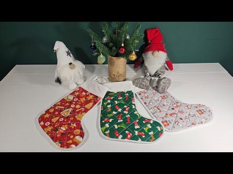 DIY Christmas Stocking for Gifts! 🎄🧦