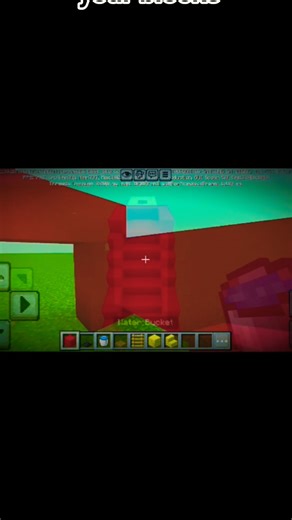 MINECRAFT water slide #minecraft #gaming