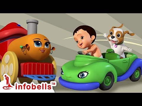 चित्ती का सुपर व्हीकल गेम - Playing with Vehicle Toys | Hindi Rhymes and Kids Shows | Infobells