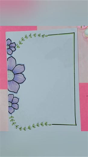 Front Page Design For School Project #art #assignment #shorts #ytshorts #trending #satisfying