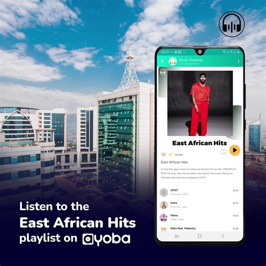 Listen to the sounds making waves across East Africa on the Music Rwanda channel on ayoba. Download the ayoba app & join the channel to press play! 🎧https://i.ayo.ba/dQjW/MusicRwanda #MusicRwanda #Rwanda #ayoba | Ayoba App