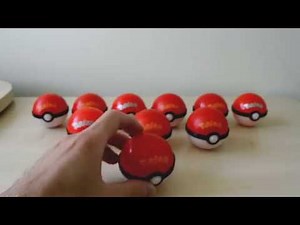 POKEBALL surprise unboxing, great rare POKEMON toys inside✔