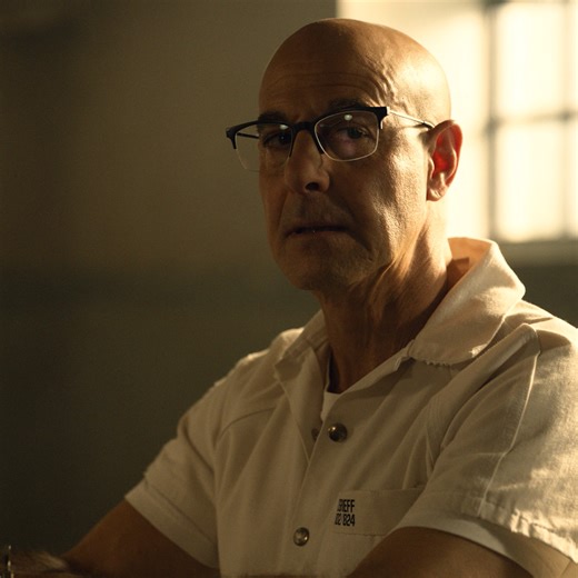 831K views · 14K reactions | Stanley Tucci plays a murderer on death row who helps a journalist find her missing friend. This series will have you glued to your couch.  Inside Man | Netflix | Facebook