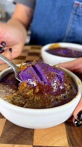 ube creme brûlée 💜🇵🇭 a Filipino twist on the traditional French dessert! ✨you can find the full recipe on the sweet simple vegan blog, link in the comments ✨ #ube #cremebrulee #veganfilipino | Sweet Simple Vegan