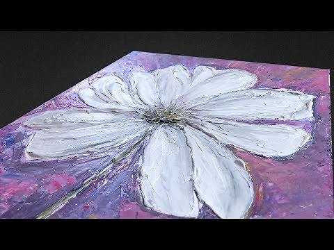 How to paint an abstract interior painting / easy acrylic painting