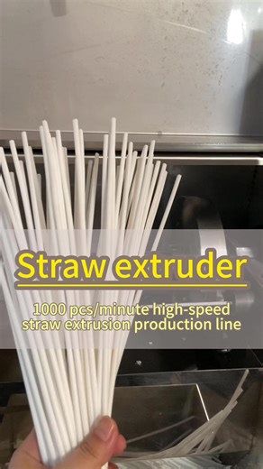1000pcs/min High-Speed Straw Extrusion Production Line
