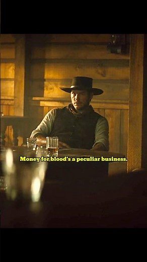 Money for blood's a peculiar business. #themagnificentseven #denzelwashington #chrispratt #western