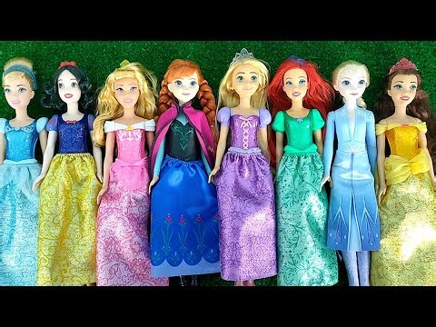 Mattel Disney Princesses Dress up Ariel, Rapunzel, Belle, Tiana, Sindirella, Mulan DIY