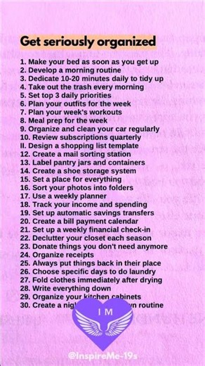 How to Get Seriously Organized | 30 Powerful Habits #organized #selfgrowth #lifeadvice #motivation