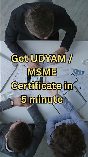 Udyam/MSME Registration Full Details|Benefits, Documents, Fees&How to Apply Small Business MustWatch