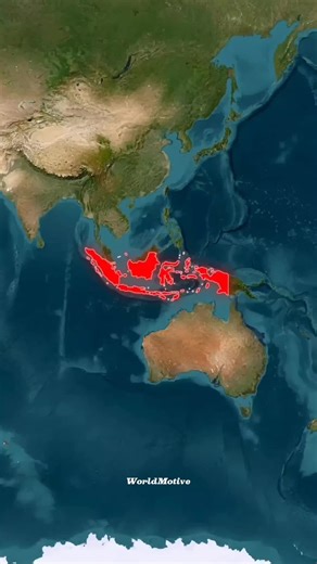 How Big Is Indonesia REALLY (It Will Shock You) #geography #map #mapanimation #worldfacts #geopolitics