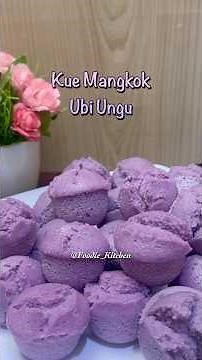 Kue Mangkok Ubi Ungu #kuemangkok #kuetradisional #jajananpasar #cemilan #idejualan #resepsimple