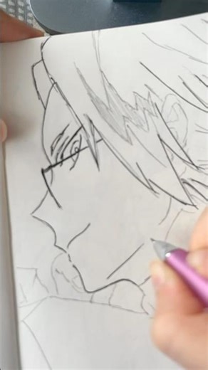 Outline my Denki drawing #anime#mha#denki#animeedit