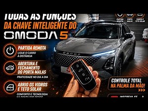 Omoda 5 Remote start, sunroof, trunk opening, and everything about the Omoda 5 smart key.