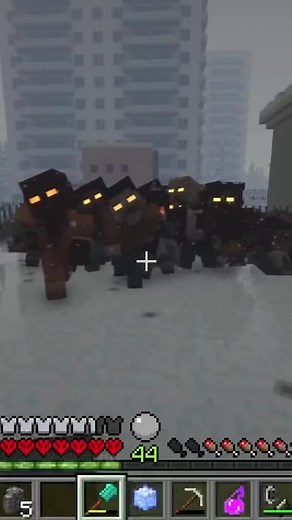 they are SPRINTING. #forgelabs #minecraft #minecraftmemes #minecraftchallenge #minecraftzombie