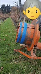 Machine pulls a string or cord.