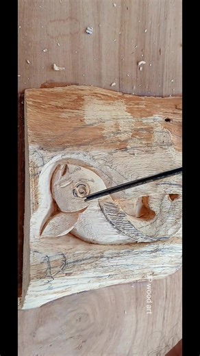 96K views · 1.1K reactions | Fish Making Wood #woodworkingart #artwork #woodwork #woodcarving #upwoodart #art #fish | UP wood art | Facebook