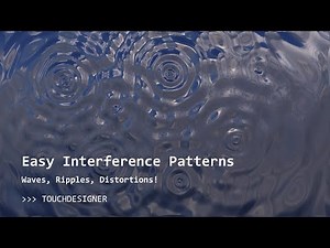 Wavy Interference Patterns in TouchDesigner