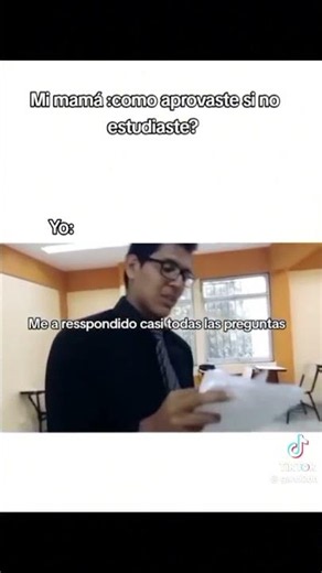 porque pase lamateria pues