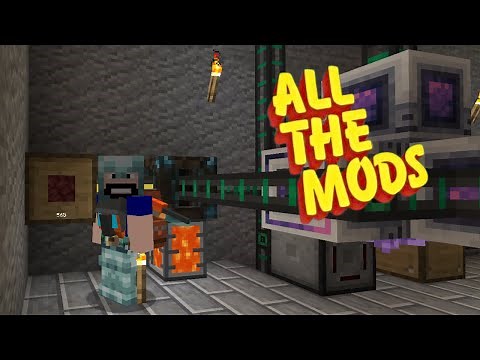 ATM 10 Let's Play Episode 10- Infinite Lava + Using Lava For Power