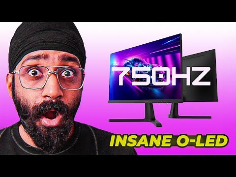 World’s Fastest OLED Monitor? INSANE 750Hz Refresh Rate! 😲