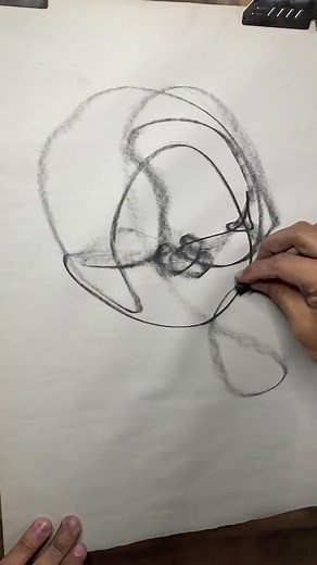 5.3K views · 66 reactions | 30 second portrait challenge . . . . . #drawingchallenge #drawing #drawingsketch #drawingtutorial #drawingpeople #facedrawing #charcoal | Mad Charcoal | Facebook