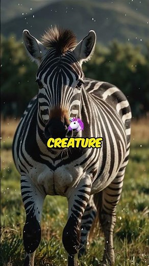 The Zorse: A Fascinating Hybrid of Zebra and Horse#animals #animalhybrid #animallovers#hybrids