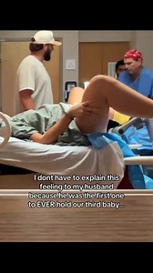 Dads deserve to feel just as special during the birth of their baby💙 #fyp #creatorsearchinsights #laboranddelivery #dad #sweet #birth | Twin pregnancy