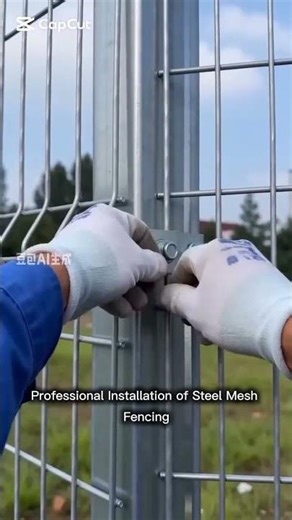 Heavy-Duty Security Fence Installation