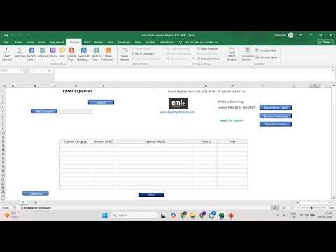 Simple Expense Tracker in Excel