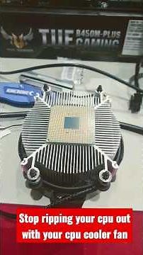 how to safely remove your cpu cooler without pulling out your cpu at the same time