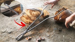 1.1M views · 3.2K reactions | Old school technique / How to forge a very useful Coconut Husker tool from rebar steel | Secret Metal Works | Facebook