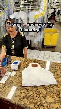 Taking poop underwear at a laundry! #prank #funny #viral