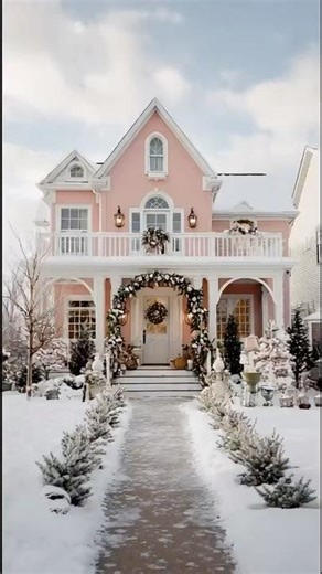 Dreamy Cottage, Cozy Cottage, Dreamy Rural Homes, Beautiful Christmas House Tour,Romantic Ambience🍑