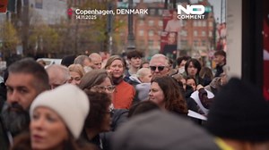 Copenhagen's Tivoli Gardens opens Christmas season with over a million lights