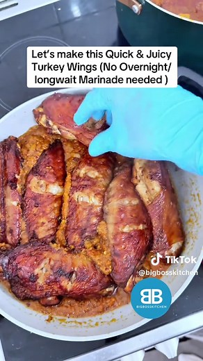 Quick & Juicy Turkey Wings Recipe