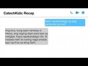 Catech-Kids Episode 7 : Ang Tanda ng Krus (Sign of the Cross)
