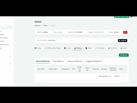 Setting up Smart Pillbox devices and patient medications