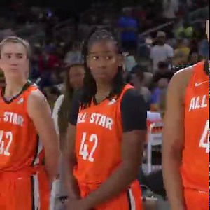 763K views · 43K reactions | The players come out in jerseys honoring Brittney Griner at the #WNBAAllStar Game. | WNBA | Facebook