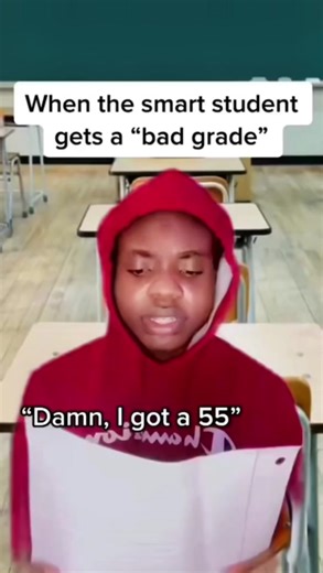 Smart Student Reaction to Bad Grades