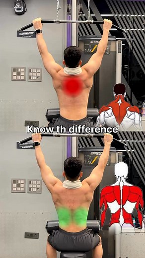 Target upper and lower back lat pull down✅ #backworkout #fitnesstips #foryouシ #fyp #viralreels #fatloss #homeworkout | Sidfitfacts