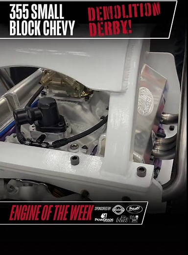 355 Small Block Chevy Engine for Demolition Derbies