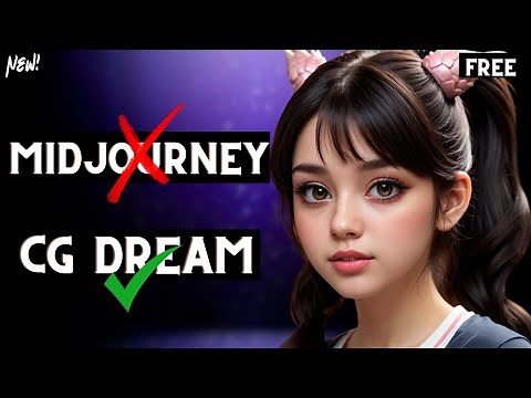 FREE AI Image Generator thats better than Midjourney (CG Dream)