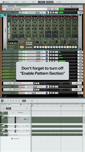 Quick hack for changing the sound while using a MIDI pattern