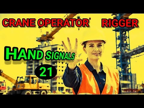 Mastering CRANE Hand Signals Made Easy! Crane Operator Hand Signals. Rigger Hand Signals