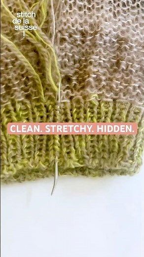 3 Ways to Weave In Ends 🧶 #knittingtips