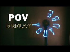 How to make a POV Display at Home | LED Fan Display