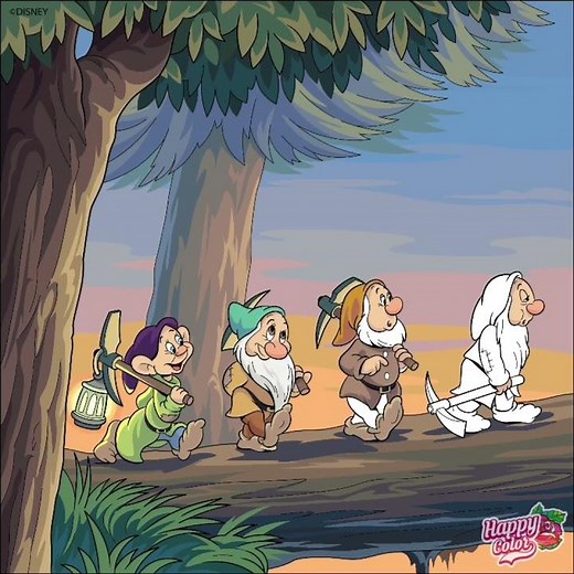 Snow White: Off to Work: The Seven Dwarfs Marching