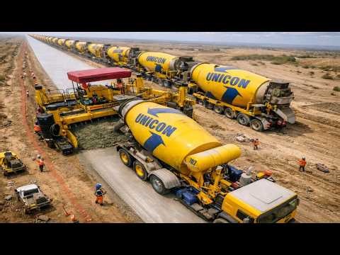 Extreme Slope Concrete Made Easy With Roller Screeds. Highway Construction Technology Guide