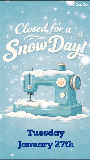 How much snow did you get? ❄️ The kids were pretty thrilled to see about 8 inches on the ground—and honestly, I’m glad it wasn’t much more than that 😉 We’ll be closed tomorrow while our team finishes digging out and getting safely out of their driveways. We’re planning to be open Wednesday from 10am–6pm, and we’ll keep you posted if anything changes. | Boho Fabrics